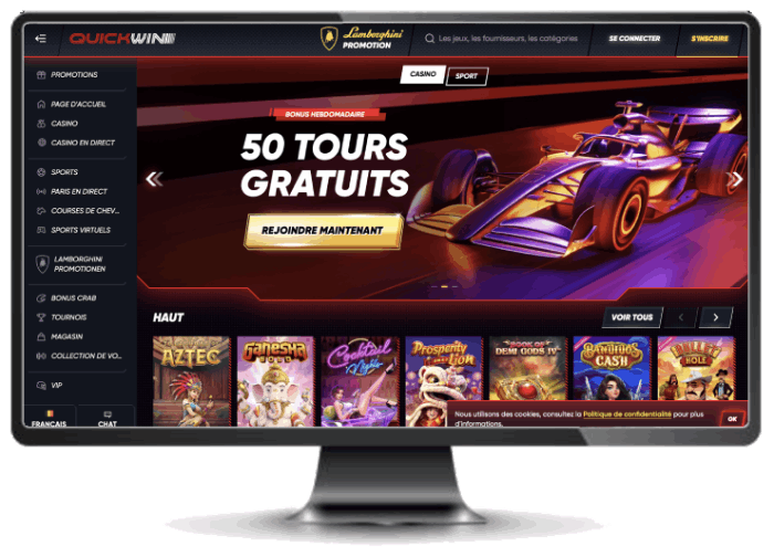 quickwin casino version desktop