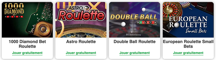choisir sa roulette en ligne pour jouer gratuitement