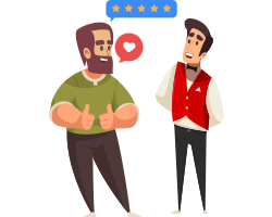 illustration avis client au casino