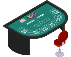 illustration table de baccarat