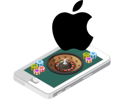 illustration casino sur smartphone iphone
