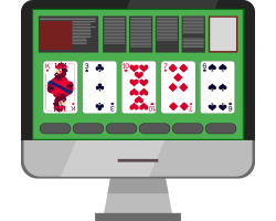 illustration video poker
