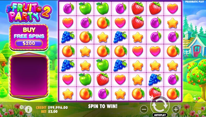 capture d'écran slot fruit party 2