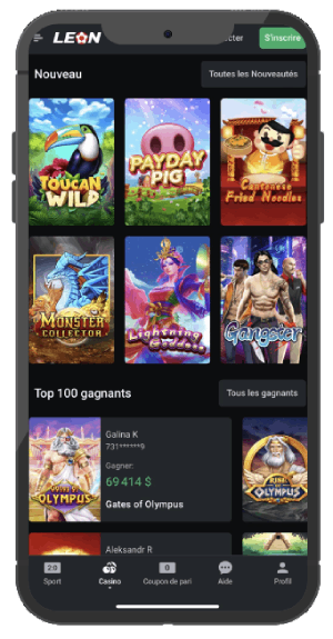 leon bet casino version mobile