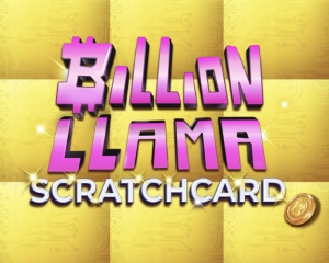 logo billion llama scratchcard