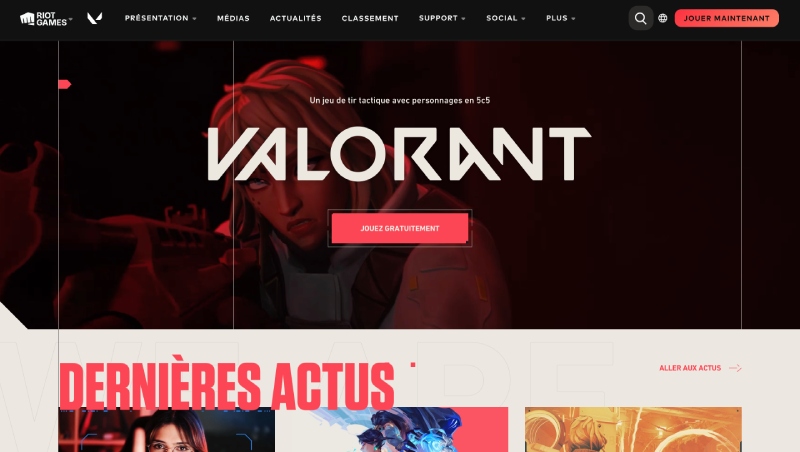 capture d'écran jeu video valorant