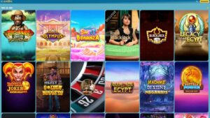 capture d'&eacute;cran jeux de casino amon casino
