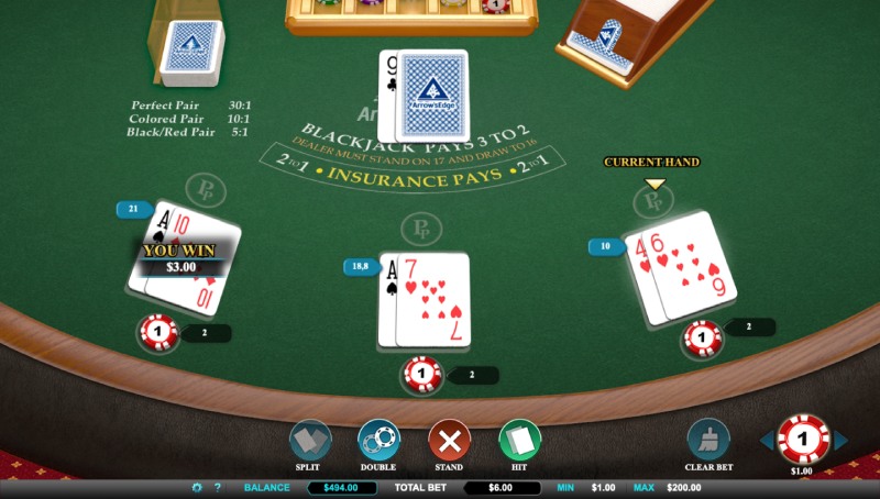Satoshi Blackjack Perfect Pairs