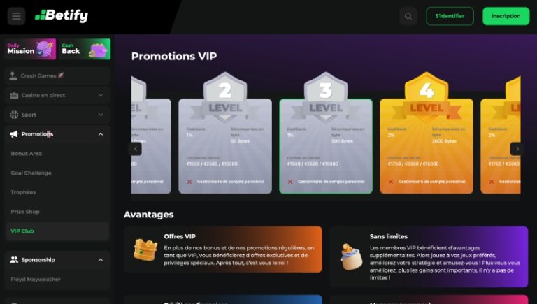code promo betify