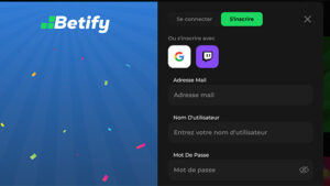 remplissage formulaire betify