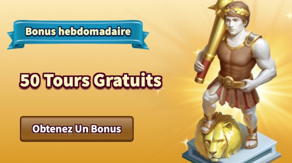 capture d'&eacute;cran bonus hebdomadaire myempire casino