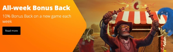capture d'écran all week bonus betsson casino