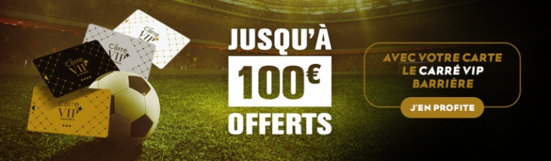 capture decran bonus 100 € barriere bet casino