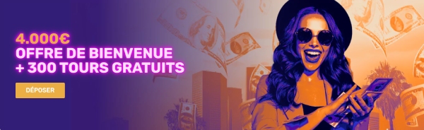 capture d'écran bonus de bienvenue letslucky casino