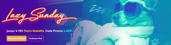 capture d'écran bonus lazy sunday letslucky casino