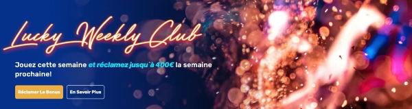capture d'écran bonus lucky weekly club letslucky casino
