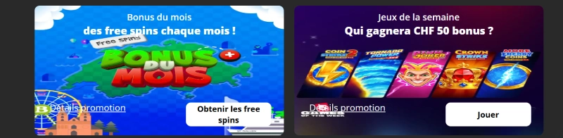 capture decran promotions pasino