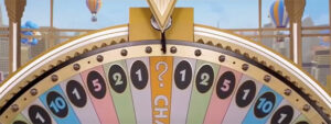 Les segments de la roue sur Monopoly Live