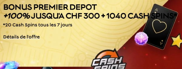 capture d'écran bonus de bienvenue gamrfirst casino