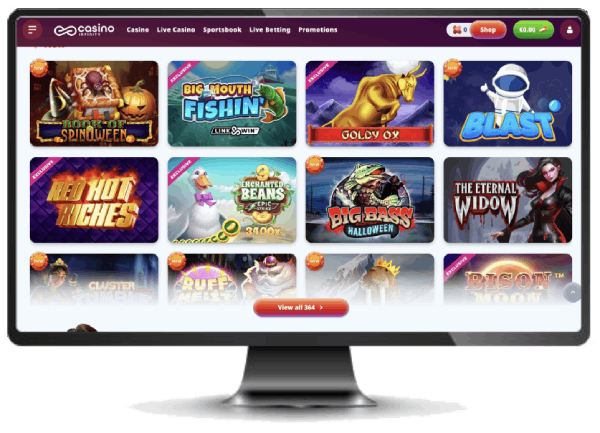 casino infinity version dektop