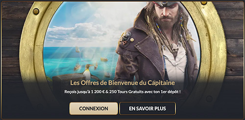 Tableau illustrant les composants du bonus de bienvenue Tortuga Casino