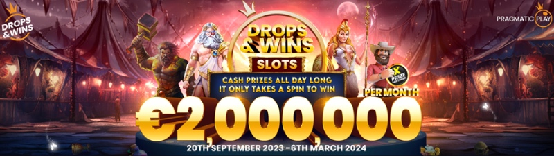 capture d'&eacute;cran tournois drops and wins prontobet casino