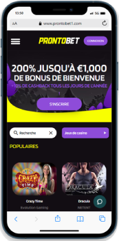 prontobet casino version mobile