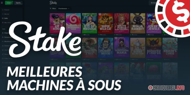 Top 10 des meilleures machines à sous Stake – Juillet 2026