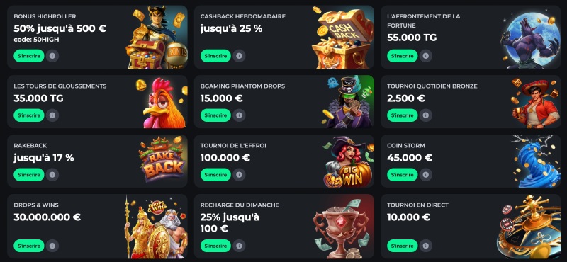 capture d'écran bonus betonred casino