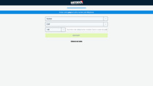 capture d'&eacute;cran formulaire d'inscription wettigo casino