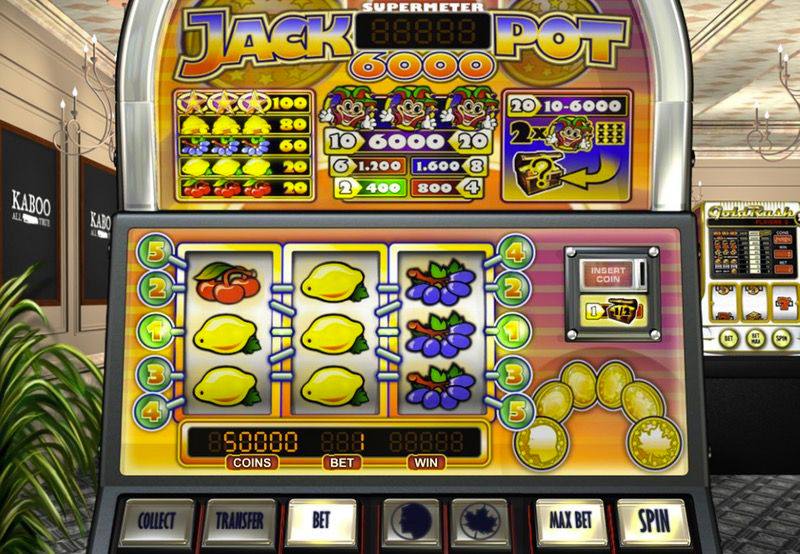 capture d'&eacute;cran slot jackpot 6000