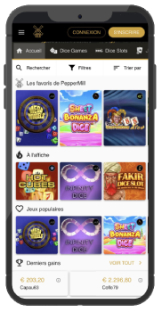 peppermill casino version mobile