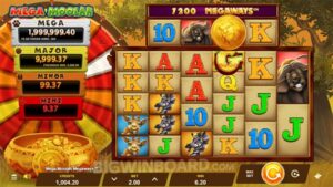 capture d'écran slot mega moolah megaways