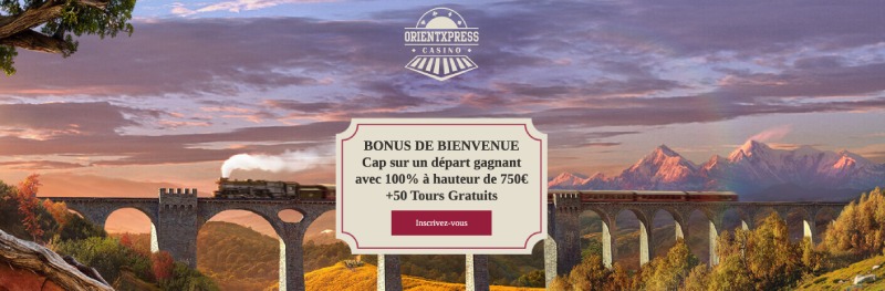 capture d'écran bonus de bienvenue orient xpress casino