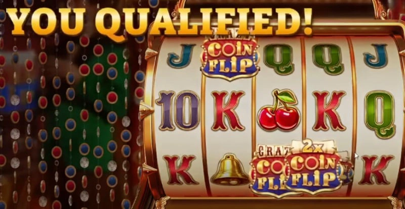 capture d'écran de la notification de qualification sur crazy coin flip