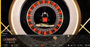 Gain r&eacute;alis&eacute; sur Lightning Roulette