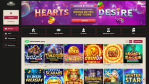capture d'&eacute;cran orient xpress casino page daccueil