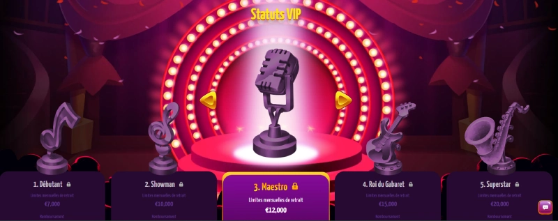 Le programme VIP sur Joker8