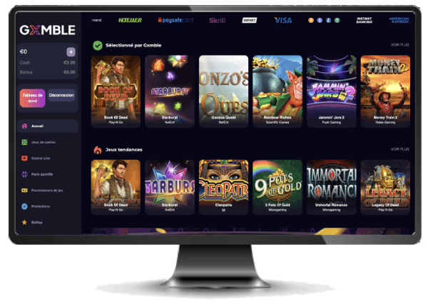 gxmble casino version desktop