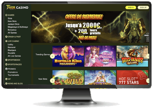 thor casino version desktop
