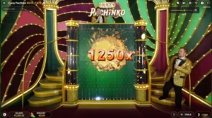 Un multiplicateur x1250 sur Crazy Pachinko