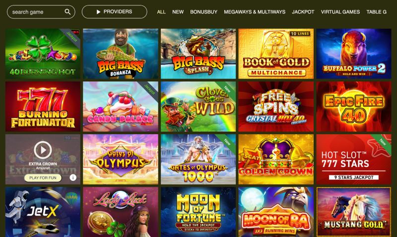 capture d'&eacute;cran thor casino jeux de casino