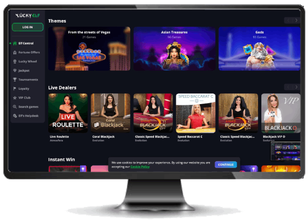 luckyelf casino version desktop