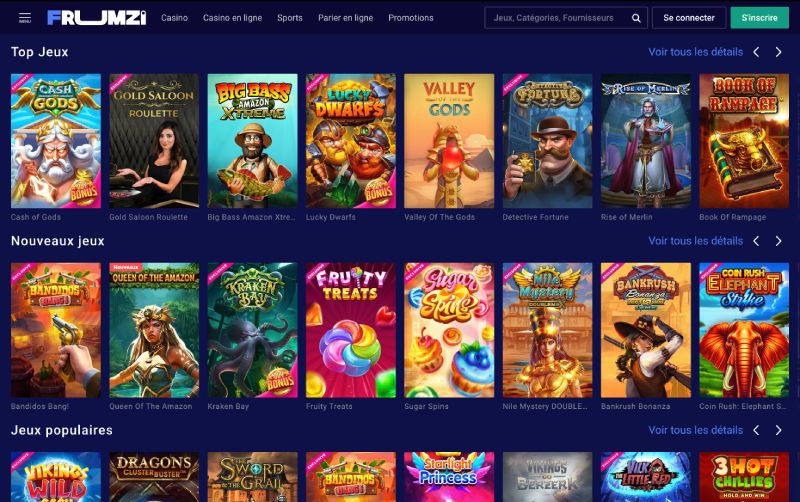 Frumzi casino online
