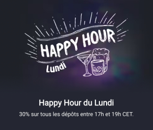 capture d'écran happy hour du lundi riviera casino