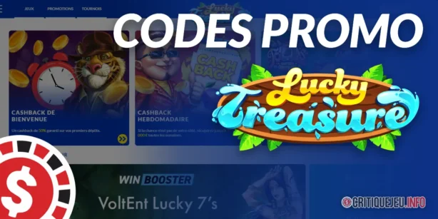 Lucky Treasure Bonus : Codes & Tours Gratuits – Juillet 2026