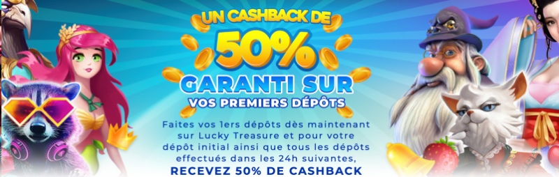 capture d'&eacute;cran bonus cashback