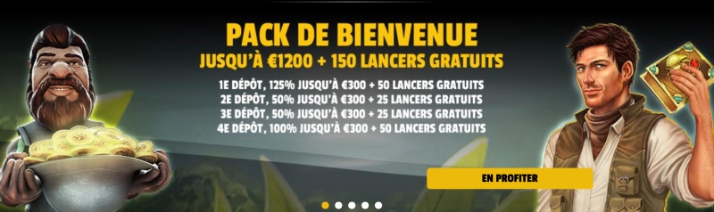 capture d'écran winolot casino bonus de bienvenue