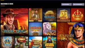 capture d'&eacute;cran winolot casino page d'accueil