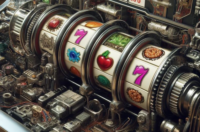 machine à sous en details